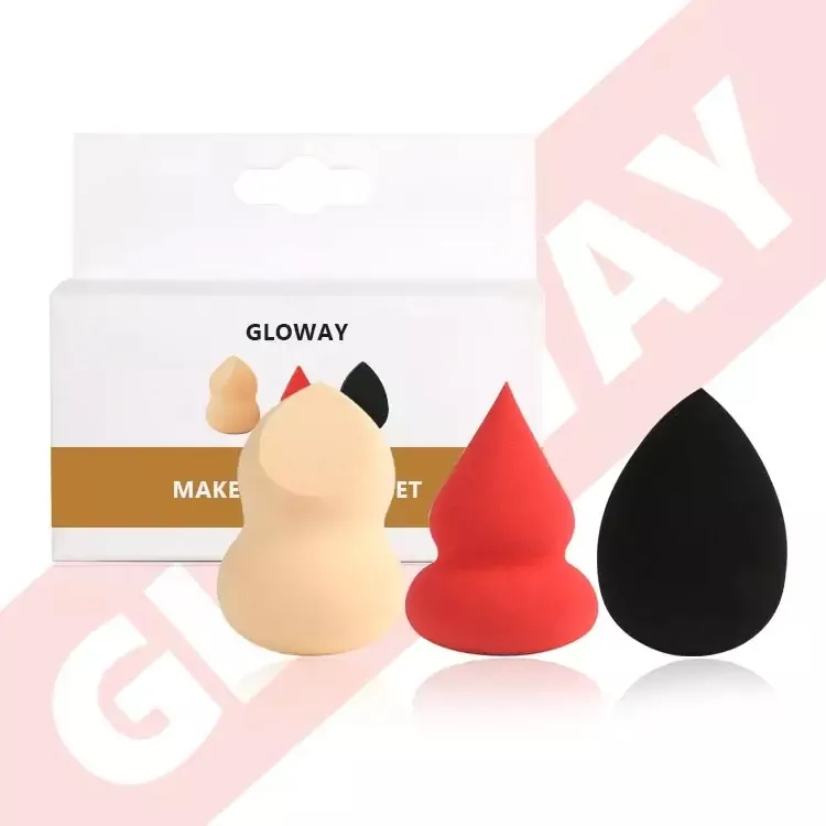 3 Pcs Makeup Sponge Gift Set