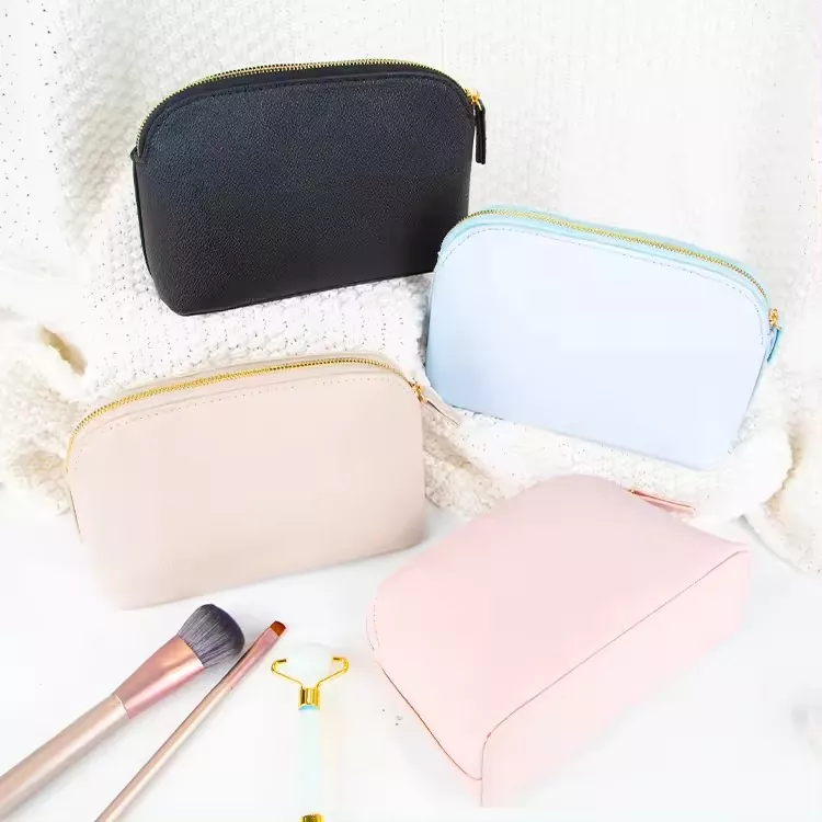 Leather Makeup Bag